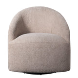 Upholstered 360 Degree Swivel Accent Chair