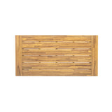 Modern Outdoor Dining Table with Acacia Wood and Teak Finish