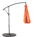 10ft Offset Hanging Market Patio Umbrella with Easy Tilt Adjustment
