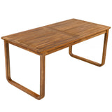 7 Piece Outdoor Patio Dining Set With Removable Cushions