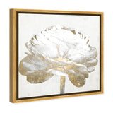 Gold and Light Floral II White: Diamond Dust™