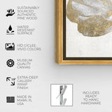 Gold and Light Floral II White: Diamond Dust™