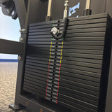 Selectorized Seated Leg Extension & Leg Curl Machine w/ 250lb weight stack (New)