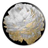 Gold and Light Floral Round