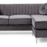 Delray - Micro Suede Sofa Chaise