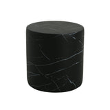Cylindrical Design Outdoor Lightweight Concrete Side Table