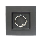 33" Outdoor Iron Square Propane Fire Pit - Brushed Brown