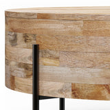 Rayburn Drum Coffee Table - Natural