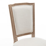Farmhouse Solid Wood Frame Dining Chairs with Cushioned