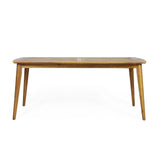 Outdoor Dining Table With Frame - Teak