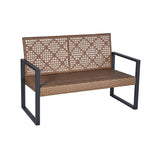 4 Piece Patio Furniture Set With Acacia Wood Table Top