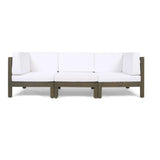 Oana 3 Piece Sofa Set With Water Resistant Cushions