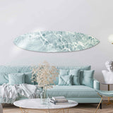 Calming Waves Clear Surfboard