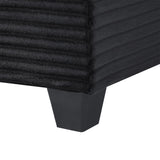 Upholstered U-Shaped Sectional Sofa with Movable Ottoman and Storage Pockets - Multiple Colors