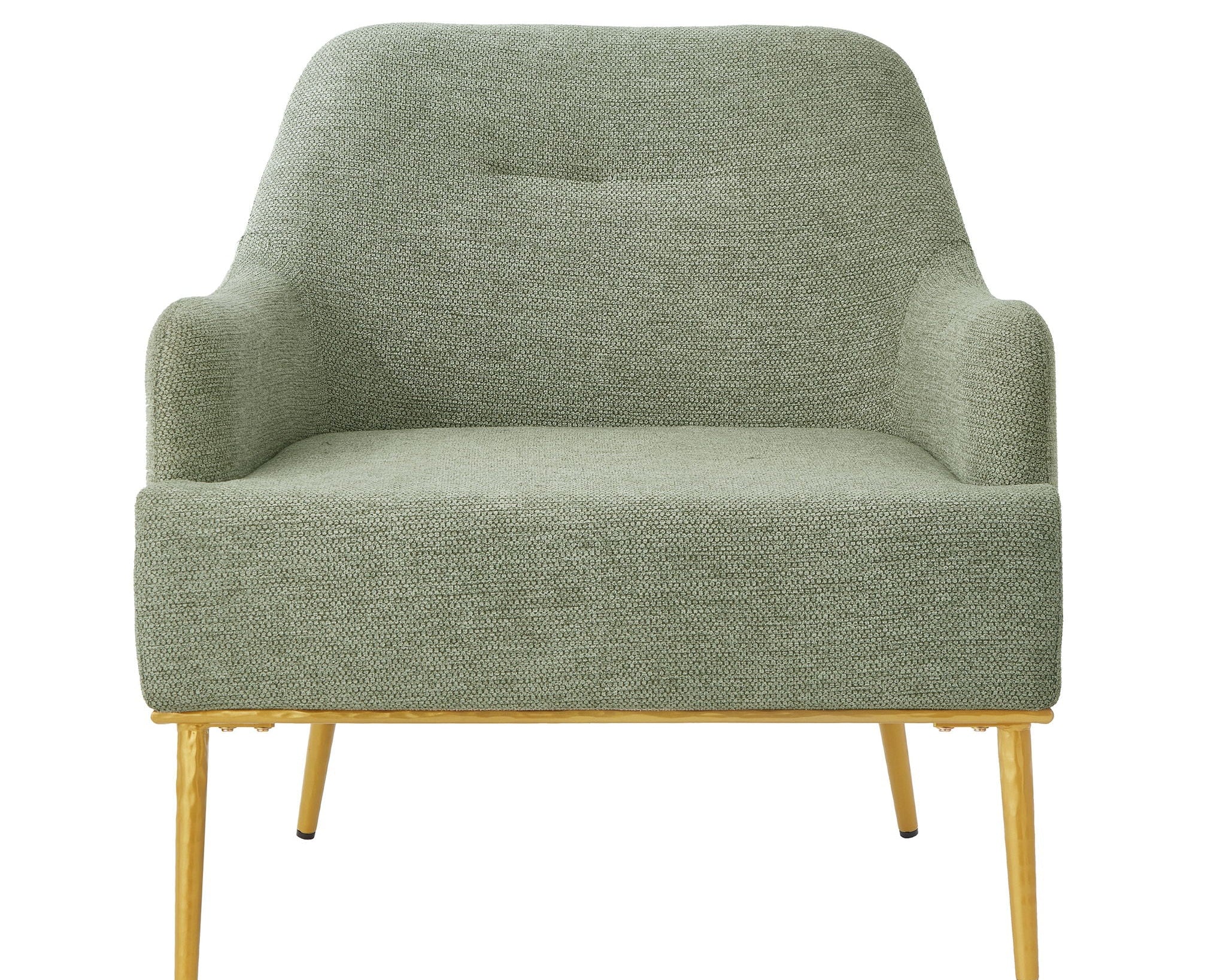 Modern Elegance Accent Chair With Curved Backrest