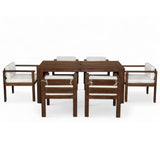 TREXM 7-Piece Patio Dining Table Set for 6