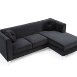 Delray - Micro Suede Sofa Chaise