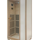 Blisspod | Vienna | Far Infrared Sauna | Canadian Hemlock Very Low EMF | 72.8"H x 35.4"W x 25.6"D | 1 Person
