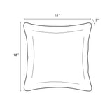2 Pack Outdoor Throw Pillows, Waterproof & Fade-Resistant (18x18 Inch)