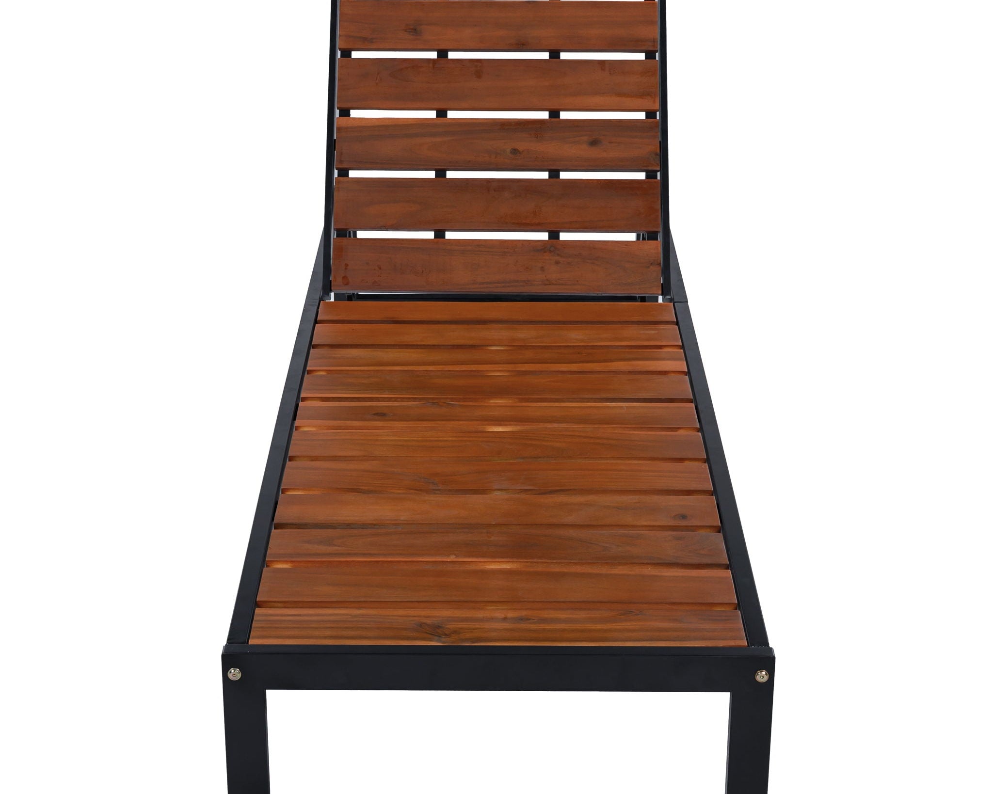 Outdoor Chaise With Adjustable Backrest