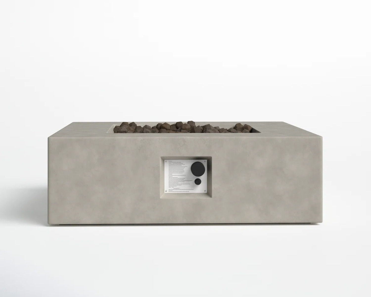 Streamlined Aesthetic Outdoor Fire Pit Table