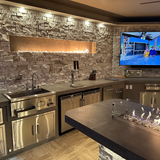 KoKoMo Luxury Outdoor Kitchen BBQ Island - Custom Built Premium Cooking Station for Your Backyard