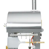 KoKoMo 32” Dual Fuel Pizza Oven - Gas or Wood-Fired Stainless Steel Outdoor Oven