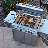 KoKoMo BBQ Grill 32 Inch - Professional 4-Burner Cart Made of Premium 304 Stainless Steel