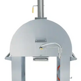 KoKoMo 32” Dual Fuel Pizza Oven - Gas or Wood-Fired Stainless Steel Outdoor Oven