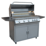 KoKoMo BBQ Grill 40” Professional 5-Burner Freestanding Cart Model