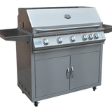 KoKoMo BBQ Grill 40” Professional 5-Burner Freestanding Cart Model