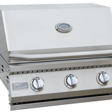 KoKoMo 26” BBQ Grill with 3-Burner Stainless Steel Cart – Freestanding