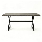 7-Piece Outdoor Dining Set with Aluminum Chairs