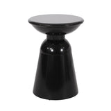 Outdoor Modern Metal End Large Table