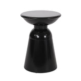Outdoor Modern Metal End Large Table