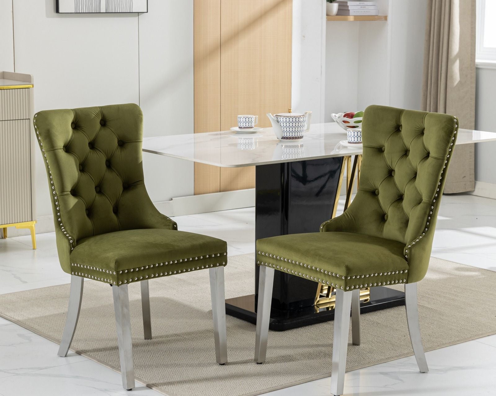 Nikki - Contemporary Upholstered Dining Chair (Set of 2)