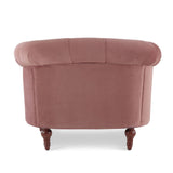 La Rosa - Victorian Tufted Upholstered Accent Chair