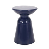 Outdoor Modern Metal End Large Table
