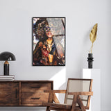Katy Hirschfeld - Urban Glam Fro - Framed Acrylic Art