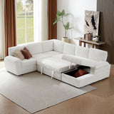 Oversized Modular Storage Sectional Sofa Couch