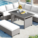 Tomax 5-Piece Outdoor Patio Rattan Sofa Set