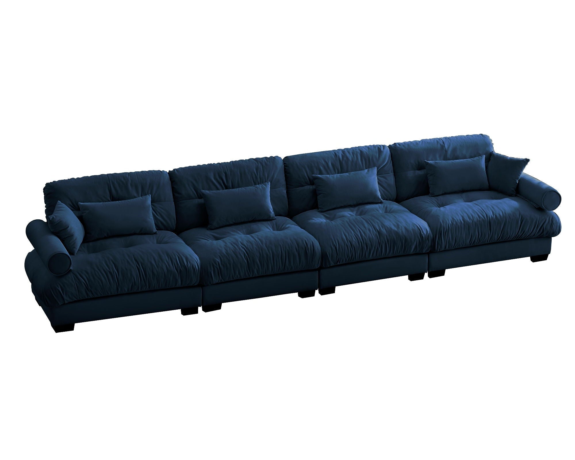 Super Comfort Oversized Modular Sectional Sofa, Deep Seat Convertible L Shaped Couch