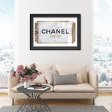 ADMIT ONE Faubourg Clean - Displayed in a shadowbox