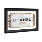 ADMIT ONE Faubourg Clean - Displayed in a shadowbox