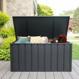 150 Gallon Outdoor Storage Deck Box Waterproof