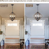 Farmhouse Chandeliers for Dining Room, 6-Light Rustic Light Fixture