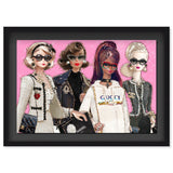 You Can't Sit With Us - Displayed in a shadowbox
