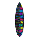 Luminous Party Champagne Surfboard Flat