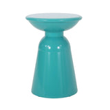 Outdoor Modern Metal End Large Table
