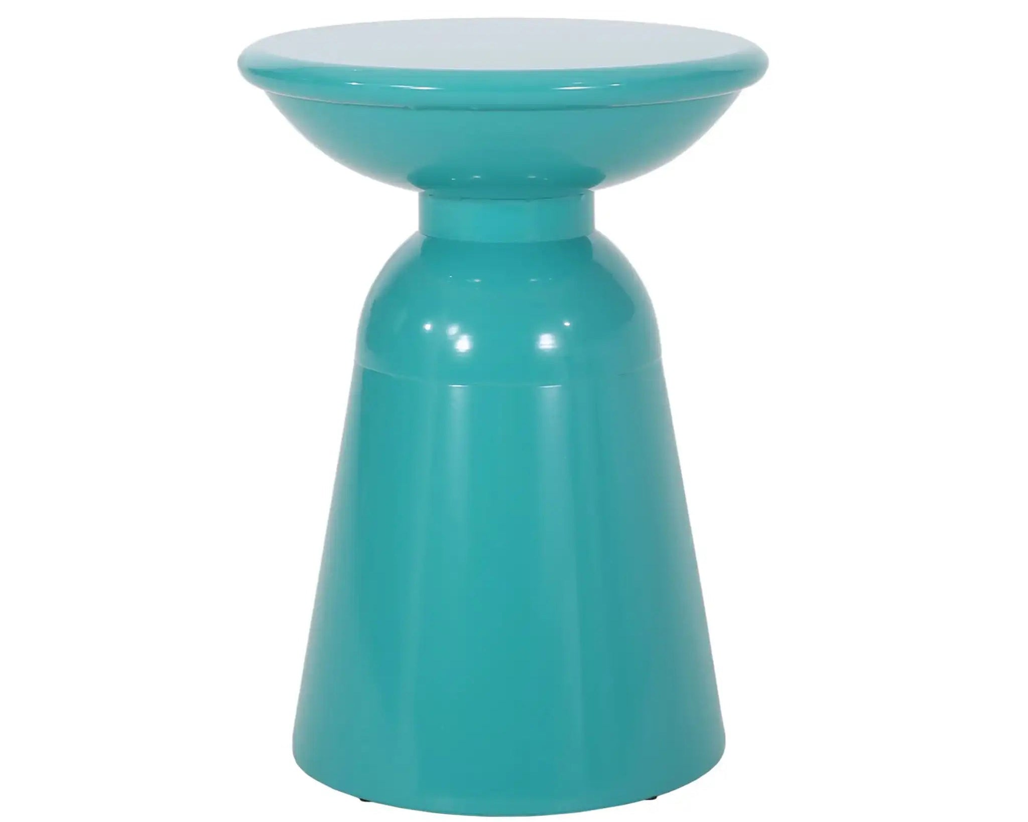 Outdoor Modern Metal End Large Table